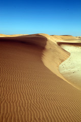 Sand dunes in the Namib desert near Swakopmund, Namibia