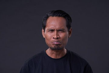 Obraz premium Asian Man with Variety Face