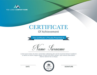 Certificate of appreciation design template