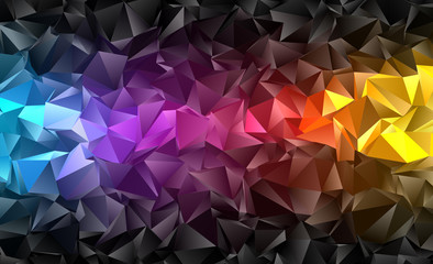 Abstract Low-Poly background. triangulated texture. Design 3d. Polygonal geometrical pattern. Triangular modern style