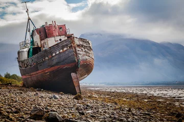  Corpach shipwreck at Loch Linnhe © hardyuno