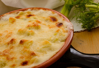 Finocchio gratinato cotto nel forno