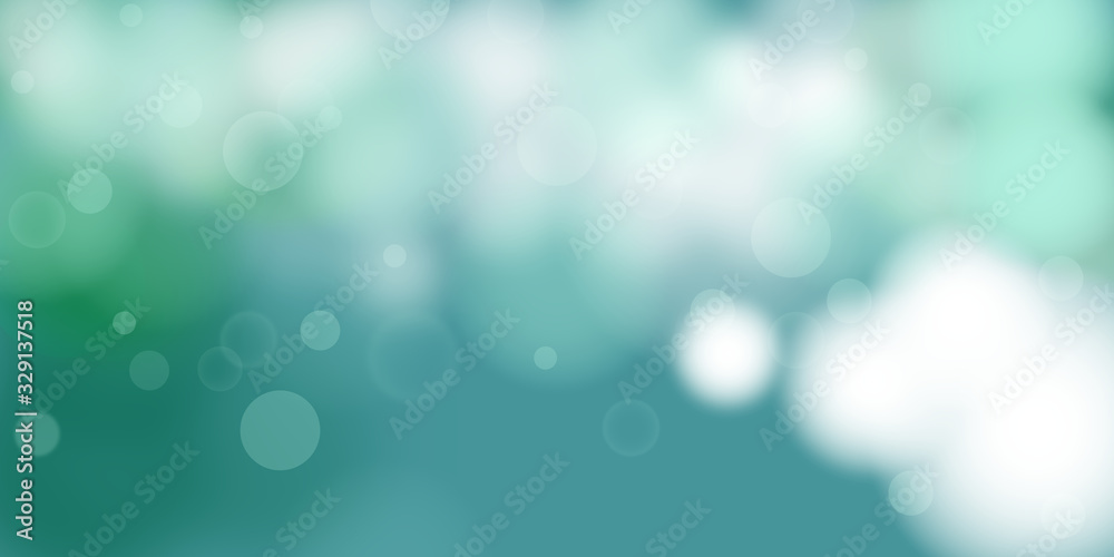 Wall mural nature view of green leaf on blurred greenery background in garden using background