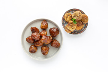 Traditional typical homemade Ramadan food