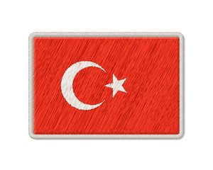 Turkey Flag Patch