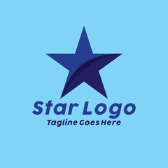 Obraz premium Star logo design vector template with Flat Concept style. Modern Symbol and Success icon for Company And Business.