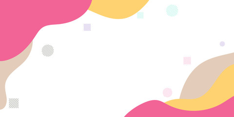 Memphis background for presentation design. Abstract background. Modern pattern. Vector illustration for design.