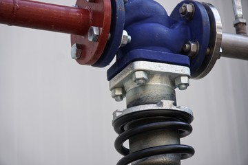 Pressure control valve equipment in piping systems