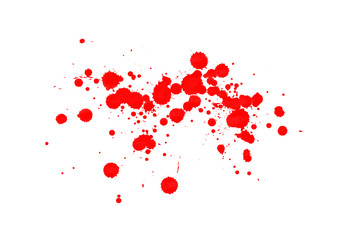 Abstract red blood drops background