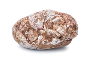 Brown stone isolated
