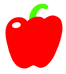 logo red ripe juicy pepper