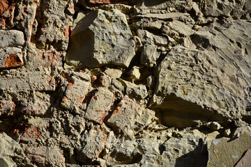 Old brick wall. Background, texture.