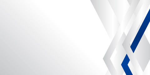 Abstract blue white silver presentation background with triangles arrow for banners, business backgrounds, presentations