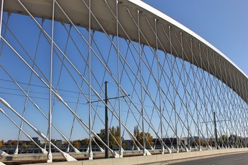 modern urban construction bridge design
