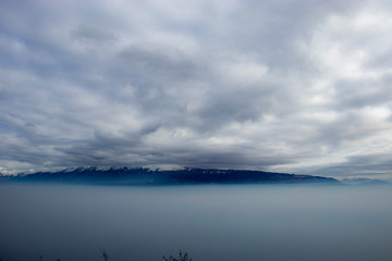 Nebbia sul lago di Garda