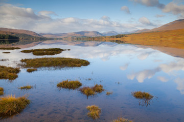 Reflections in Loch Tulla, Scottish Highlands