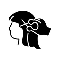 Women haircut line icon, concept sign, outline vector illustration, linear symbol.