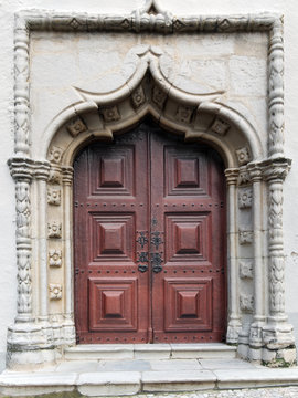 Portal of the Igreja da Misericordia Church of Montemor-o-Novo, Portugal
