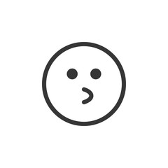 Fototapeta premium Emoticon Icon Vector Illustration