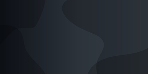 Black abstract background with minimalist liquid decoration