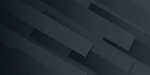 Modern black gradient light vector illustration for presentation design, banner and flyer. Grey black gradient rectangle color background. Dynamic textured geometric element design with diagonal shape