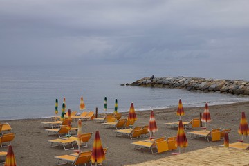 Primavera al mare di Loano, Liguria, Italia, Europa.