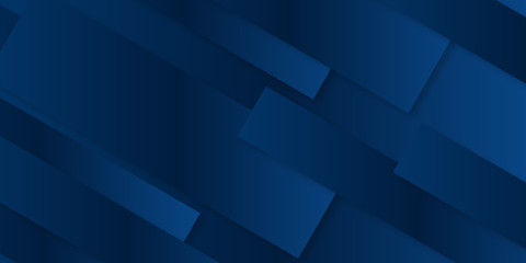 Obraz premium Dark blue modern abstract background. Vector illustration for presentation design, web header, banner and much more