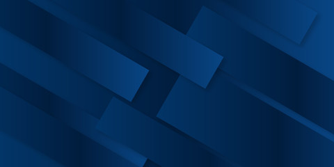 Dark blue modern abstract background. Vector illustration for presentation design, web header, banner and much more