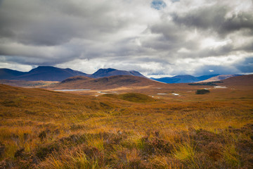 Typical landscape in the Scottish Highlands