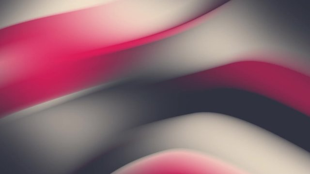 Blurred color background, watercolor swirl, movement of colored waves with gray pink color gradient. Colorful wave gradient animation. Future geometric patterns motion background. 3d render of rows