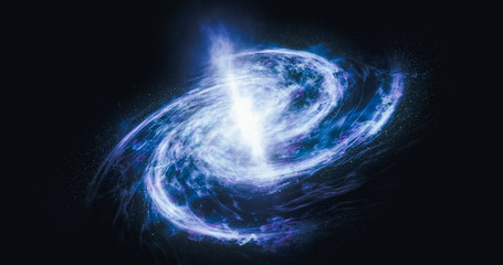 Galaxy background Cosmic deep space