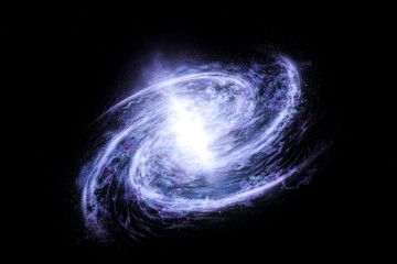 Galaxy background Cosmic deep space