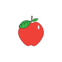 Apple logo vector illustration