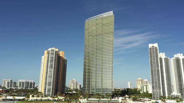 Armani Casa Residences Sunny Isles Beach aerial footage