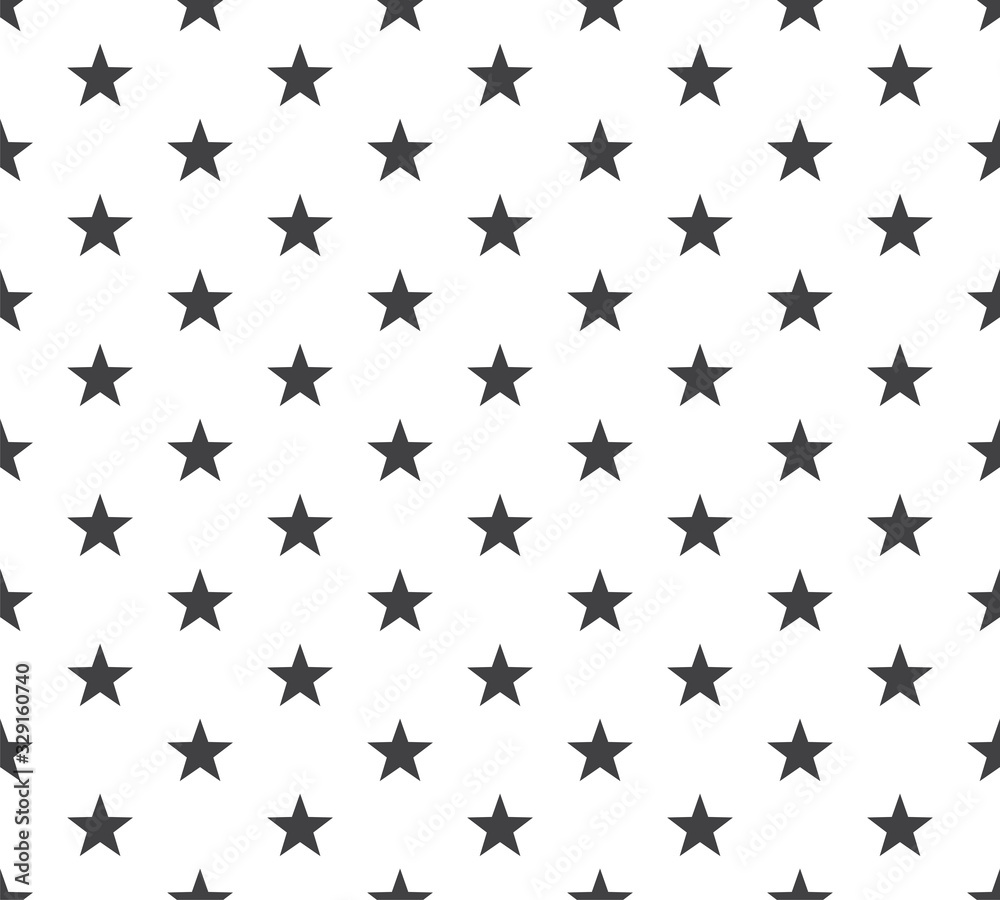 Wall mural seamless star pattern. stars seamless pattern. seamless pattern with star in sky.