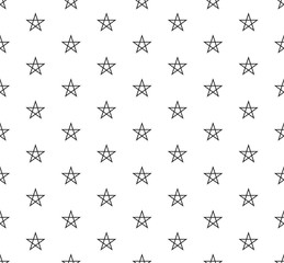 Seamless star pattern. Stars seamless pattern. Seamless pattern with star in sky.