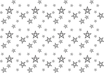 Seamless star pattern. Stars seamless pattern. Seamless pattern with star in sky.