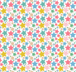 Seamless star pattern. Stars seamless pattern. Seamless pattern with star in sky.
