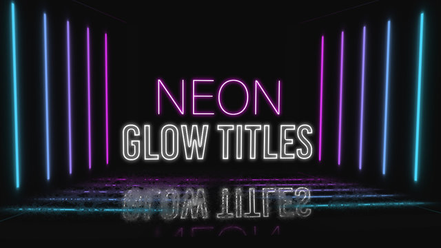Neon Glow Titles