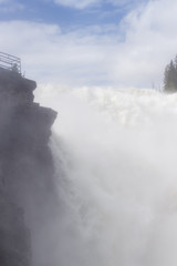 Tännafors waterfall in Jämtland, Sweden