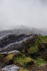 Tännafors waterfall in Jämtland, Sweden