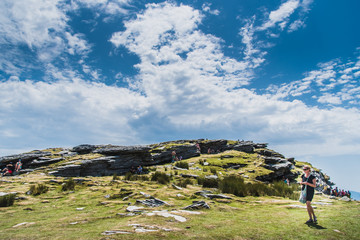 The Rhune mountain in the Pyrenees-Atlantique