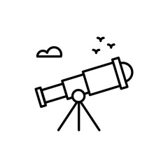 Predication Vector illustration Line With Color Background and Investment icon.