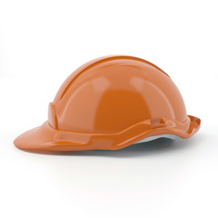 Helmet illustration under construction area sign