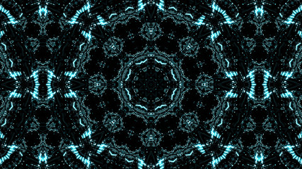 Abstract kaleidoscope background. Beautiful multicolor kaleidoscope texture. Unique kaleidoscope design. 