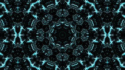 Abstract kaleidoscope background. Beautiful multicolor kaleidoscope texture. Unique kaleidoscope design. 