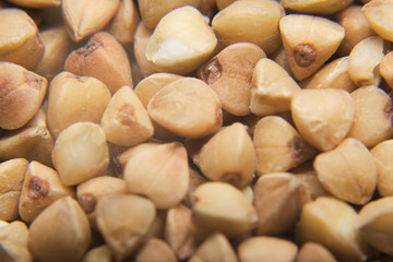 buckwheat closeup texture