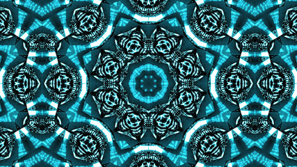 Abstract kaleidoscope background. Beautiful multicolor kaleidoscope texture. Unique kaleidoscope design. 