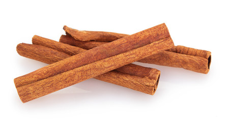 Cinnamon isolated on white background