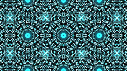 Geometric kaleidoscope multicolored seamless pattern. Abstract background. Beautiful multicolor kaleidoscope texture. Unique kaleidoscope design. Illustration for design.